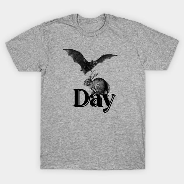 Bat Hare Day T-Shirt by Emoez73